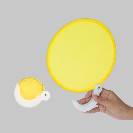 Custom twist folding hand fan open and folded
