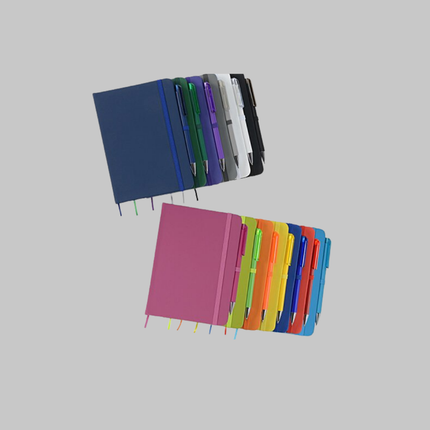 Custom hardcover notebooks available colors