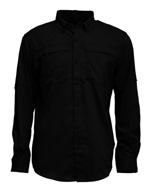 BAW-Men Long Sleeve Fishing Shirt