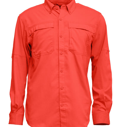 BAW-Men Long Sleeve Fishing Shirt