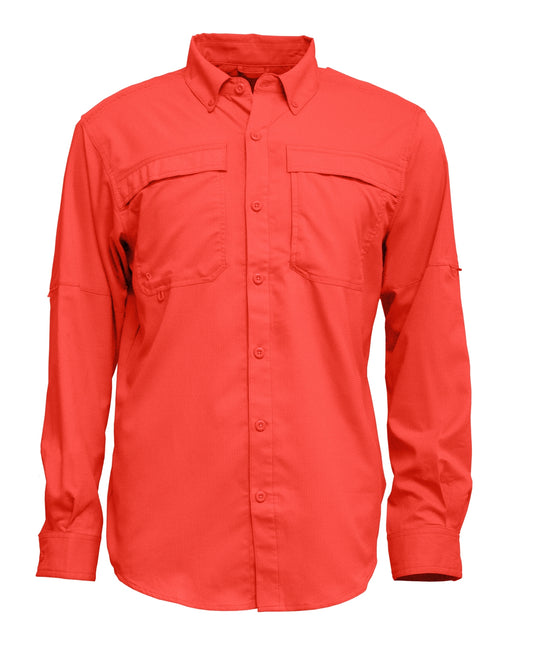 BAW-Men Long Sleeve Fishing Shirt