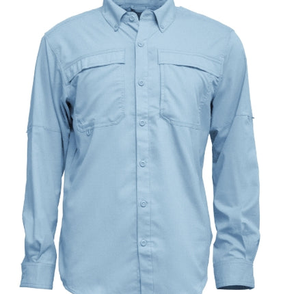 BAW-Men Long Sleeve Fishing Shirt
