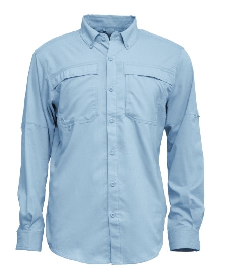 BAW-Men Long Sleeve Fishing Shirt