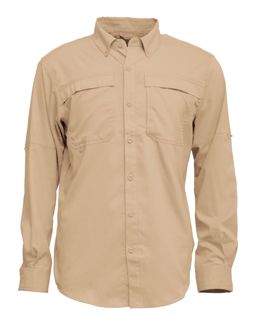 BAW-Men Long Sleeve Fishing Shirt