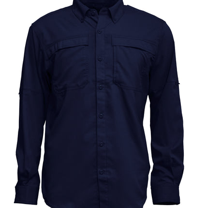 BAW-Men Long Sleeve Fishing Shirt