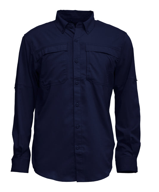 BAW-Men Long Sleeve Fishing Shirt