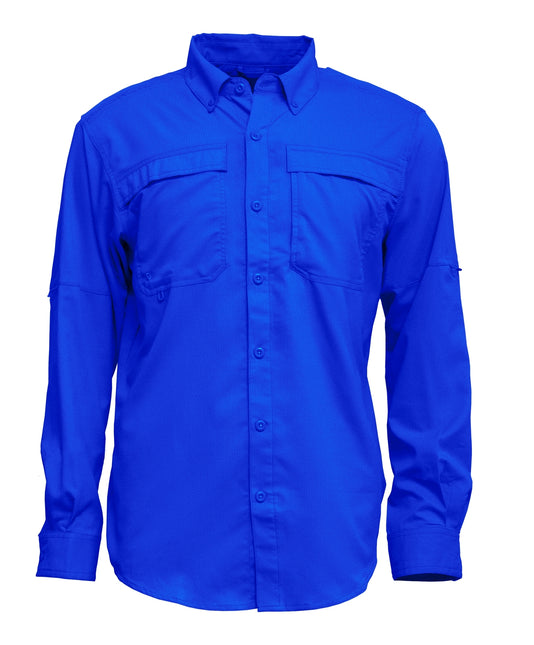 BAW-Men Long Sleeve Fishing Shirt