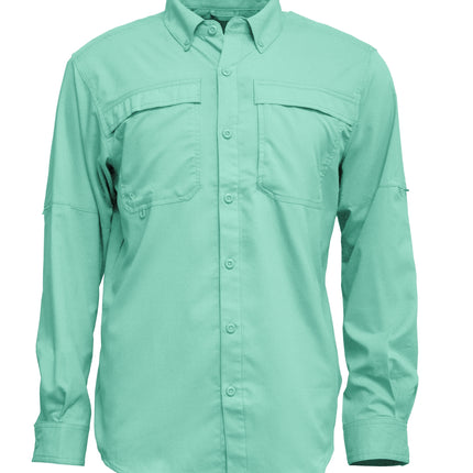BAW-Men Long Sleeve Fishing Shirt