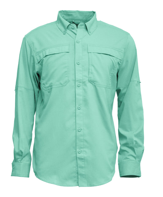 BAW-Men Long Sleeve Fishing Shirt