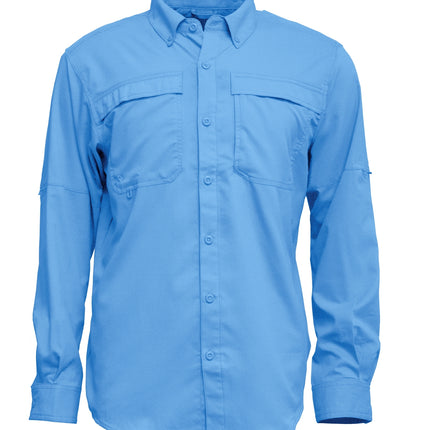 BAW-Men Long Sleeve Fishing Shirt