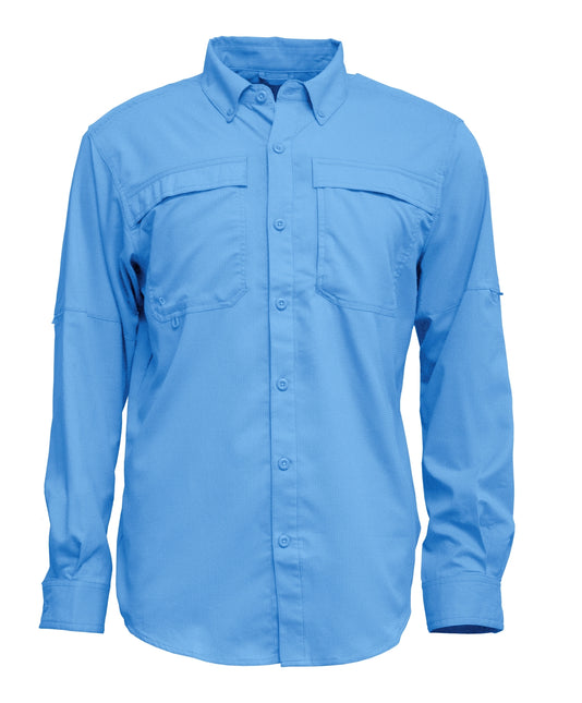 BAW-Men Long Sleeve Fishing Shirt