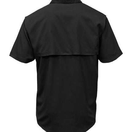 BAW-Men Short Sleeve Fishing Shirt