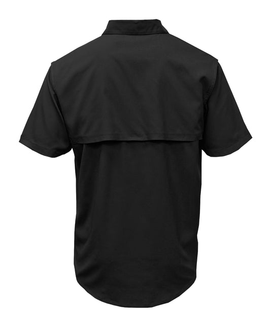BAW-Men Short Sleeve Fishing Shirt