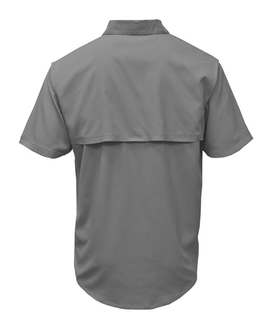 BAW-Men Short Sleeve Fishing Shirt