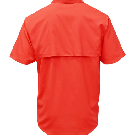 BAW-Men Short Sleeve Fishing Shirt