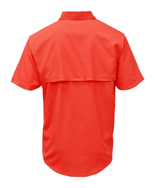 BAW-Men Short Sleeve Fishing Shirt