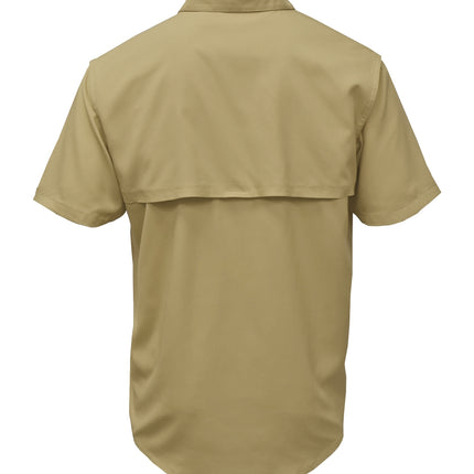 BAW-Men Short Sleeve Fishing Shirt