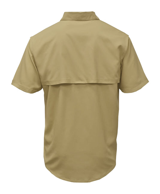 BAW-Men Short Sleeve Fishing Shirt