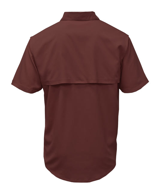 BAW-Men Short Sleeve Fishing Shirt