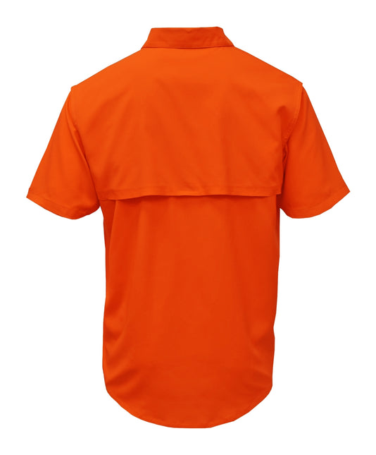 BAW-Men Short Sleeve Fishing Shirt