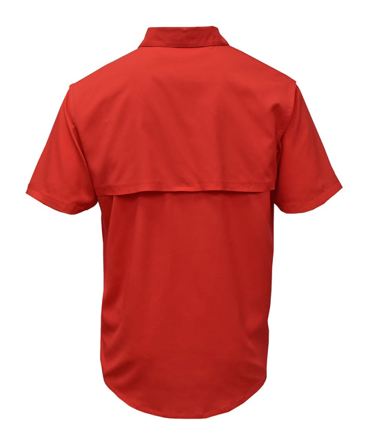 BAW-Men Short Sleeve Fishing Shirt