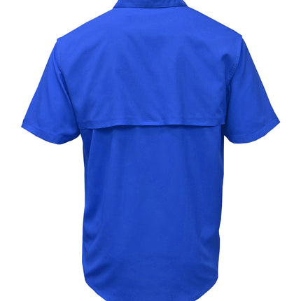 BAW-Men Short Sleeve Fishing Shirt