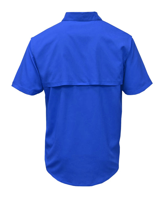 BAW-Men Short Sleeve Fishing Shirt