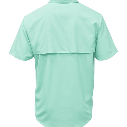 BAW-Men Short Sleeve Fishing Shirt