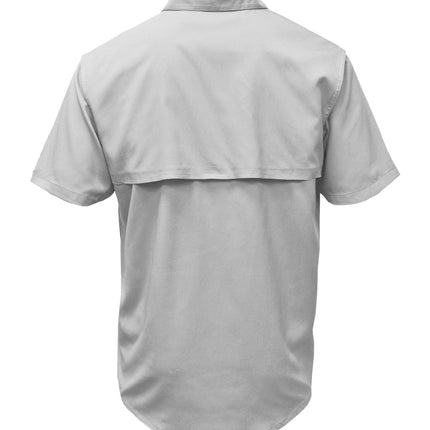 BAW-Men Short Sleeve Fishing Shirt