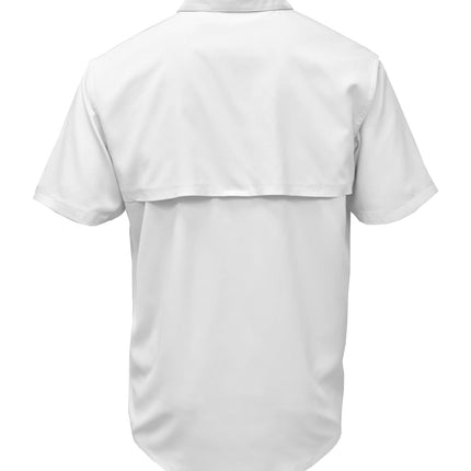 BAW-Men Short Sleeve Fishing Shirt