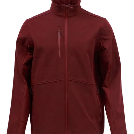 Men Softshell Jacket ST20 in Maroon - front view