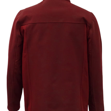 Men Softshell Jacket ST20 in Maroon - back view