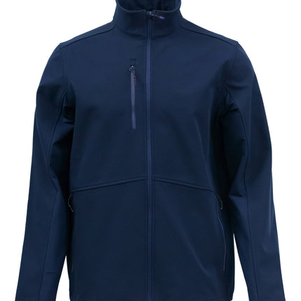 Men Softshell Jacket ST20 in Navy - front view