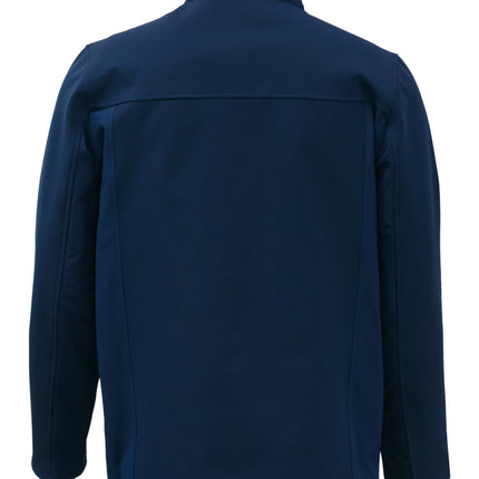 Men Softshell Jacket ST20 in Navy - back view