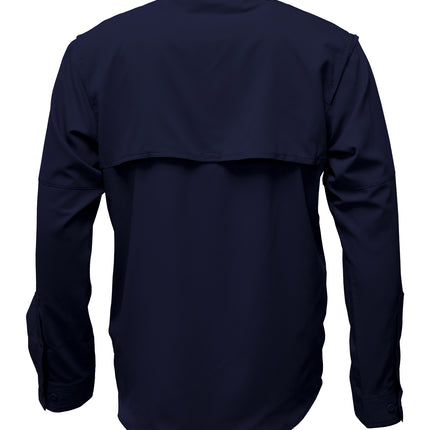 BAW-Men Long Sleeve Fishing Shirt