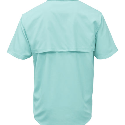 BAW-Men Short Sleeve Fishing Shirt