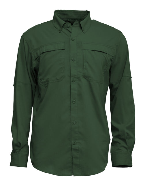 BAW-Men Long Sleeve Fishing Shirt
