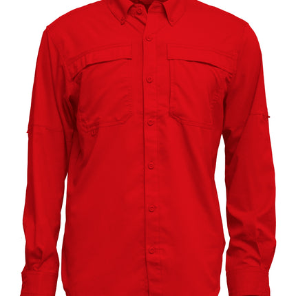 BAW-Men Long Sleeve Fishing Shirt