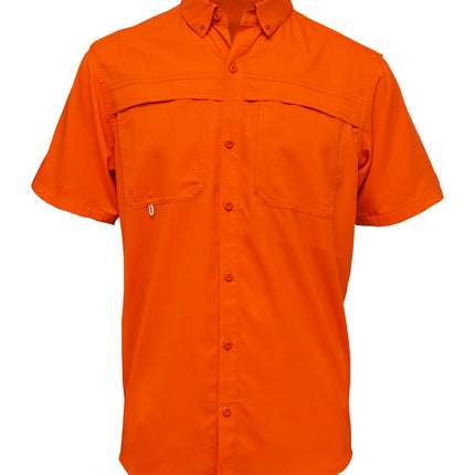 BAW-Men Short Sleeve Fishing Shirt