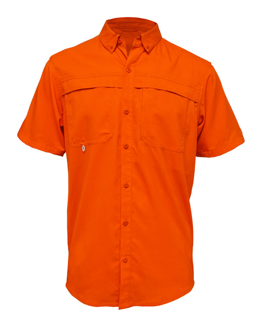 BAW-Men Short Sleeve Fishing Shirt