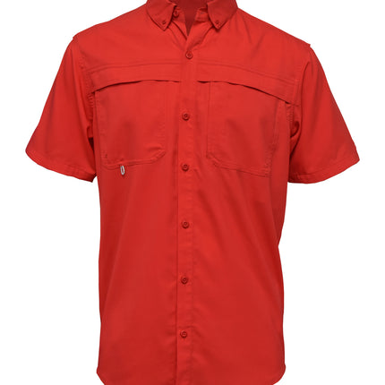 BAW-Men Short Sleeve Fishing Shirt