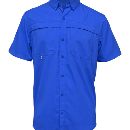 BAW-Men Short Sleeve Fishing Shirt