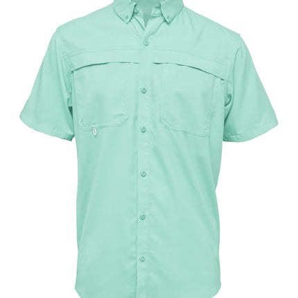 BAW-Men Short Sleeve Fishing Shirt