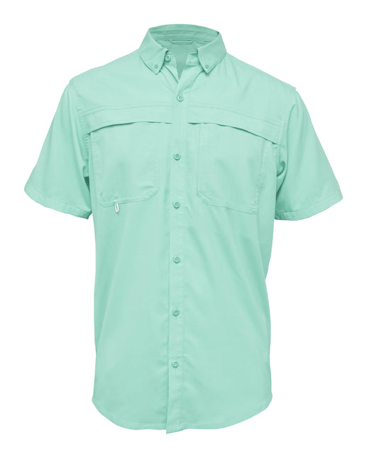 BAW-Men Short Sleeve Fishing Shirt