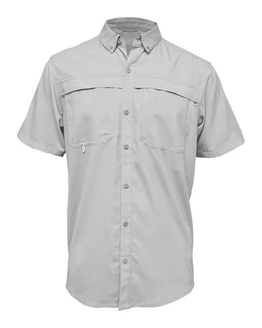 BAW-Men Short Sleeve Fishing Shirt