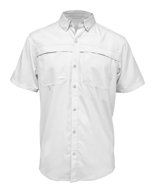BAW-Men Short Sleeve Fishing Shirt