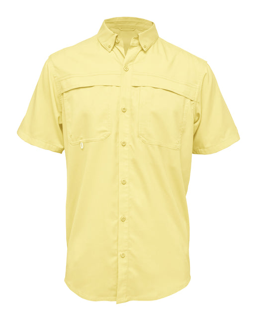 BAW-Men Short Sleeve Fishing Shirt