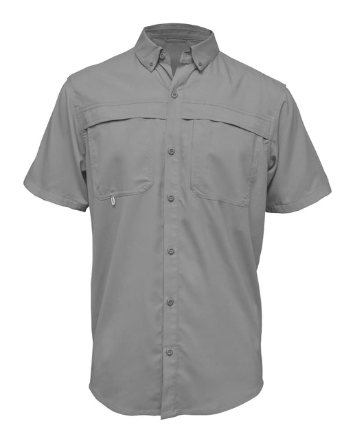 BAW-Men Short Sleeve Fishing Shirt