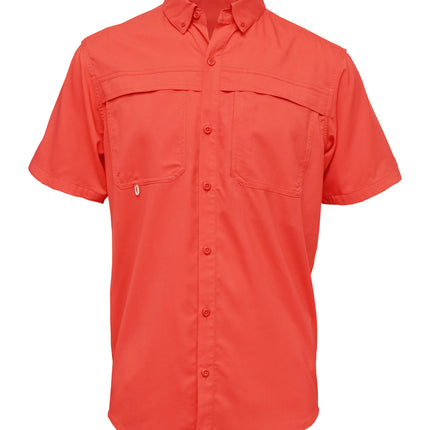 BAW-Men Short Sleeve Fishing Shirt