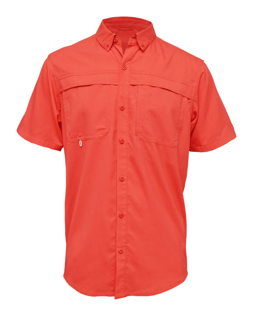BAW-Men Short Sleeve Fishing Shirt